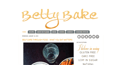 Desktop Screenshot of bettybake.co.za